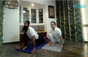 Dr Pramod Tripathi attempts to perform 108 Surya Namaskars on Ratha Saptami