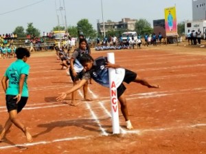 Kho Kho Match in progress