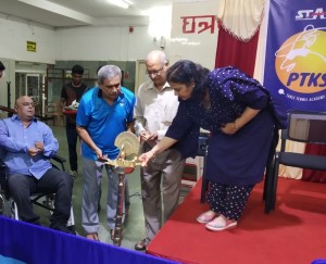 L to R Mr. Arwind Prabhu, Suhas dandekar, Rajeev Bodas & Smita Bodas