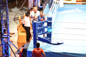 Neeraj after her victory in the quarterfinal of the Asian Boxing Championship 2017