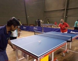 Saurabh Shukla in action at JVPG veterans' TT