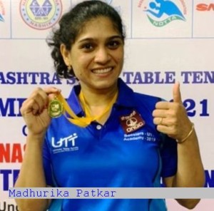  Madhurika Patkar : Women's Singles Gold Medalist 