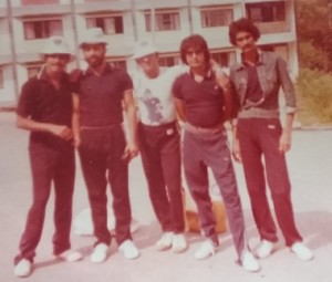 File Photo of Sudhir Phadke( Ext Right) with L to R - V.Chandrashekhar, Manjit Dua, Coach-Ratish Chachad and Vilas Menon. ( PhotoCourtesy: Ratish Chachad 